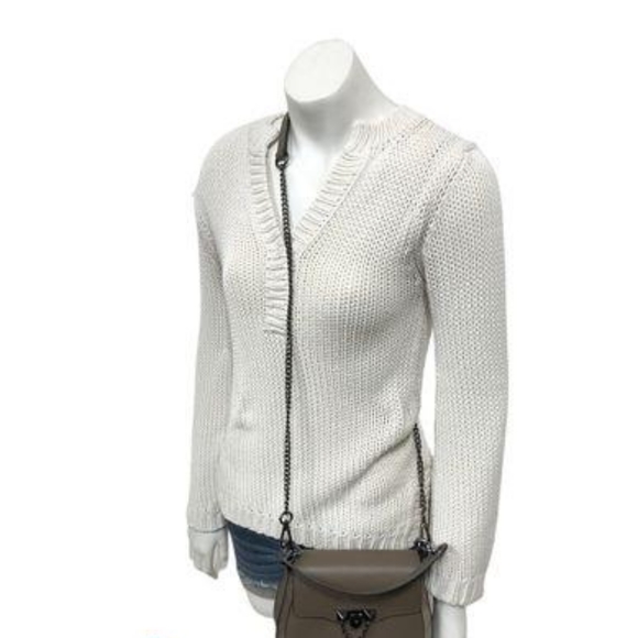 Cheval Firenze Rounded Bottom Italian Leather/Suede Saddle Crossbody/Beige - Picture 10 of 10